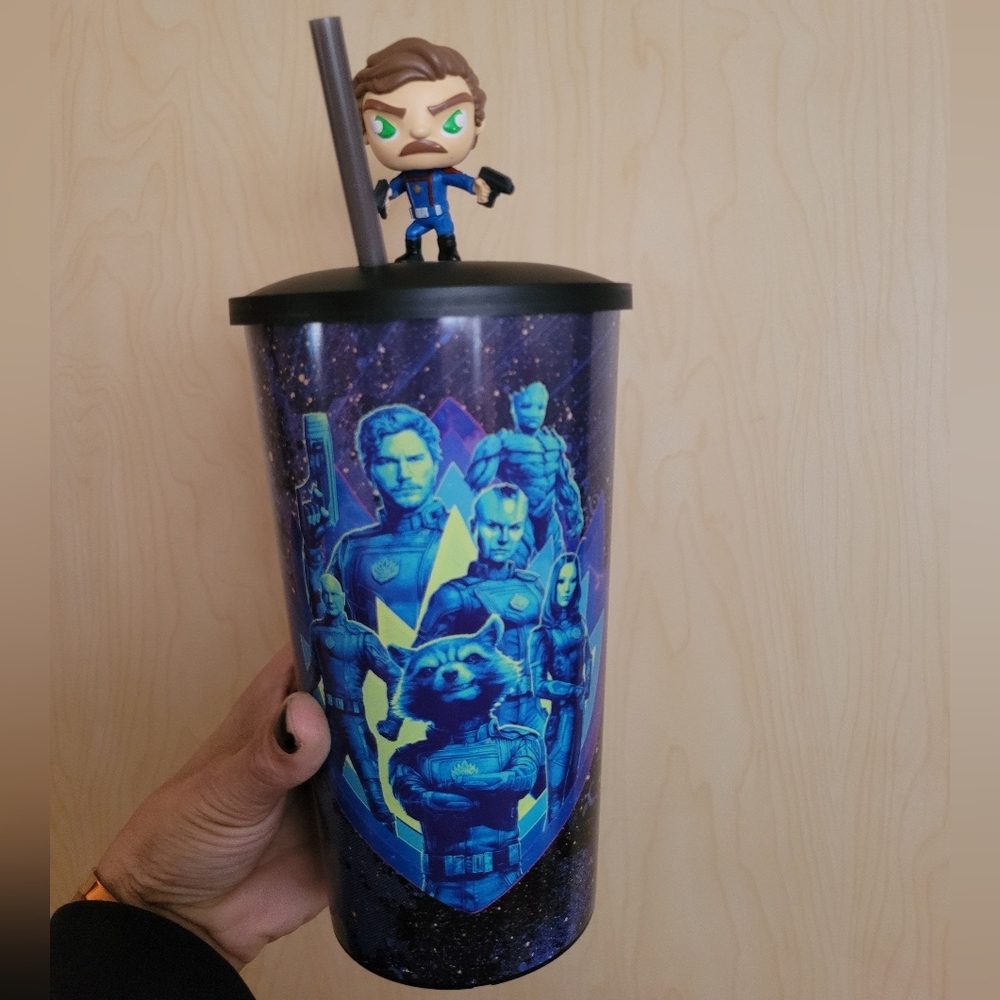 Guardians of the Galaxy Vol. 3 Star-Lord Topper Tumbler with Straw - Picture 8 of 15